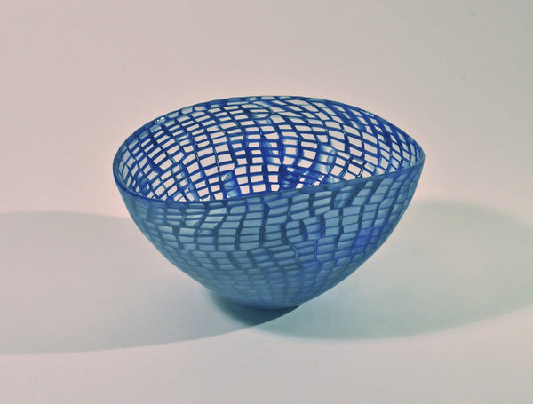 Blue Murrini Bowl by Ben Edols and Kathy Elliott